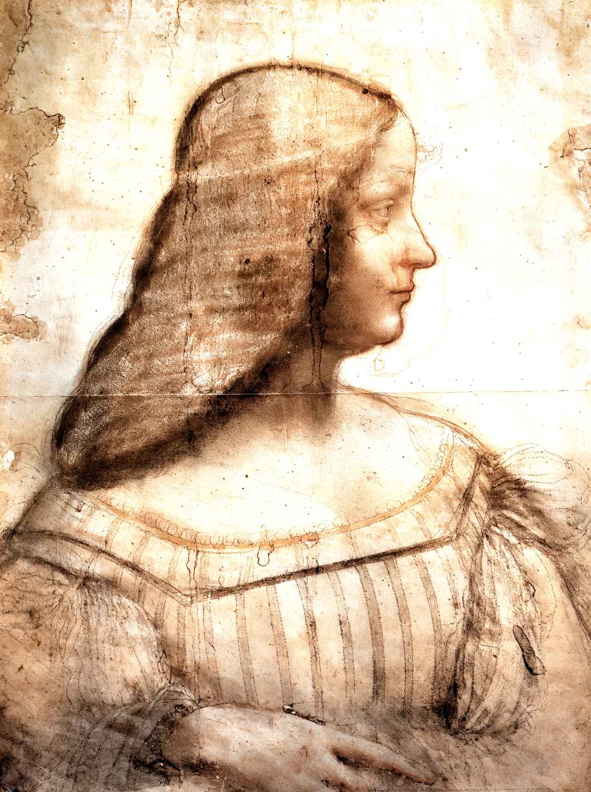 Isabella D'Este 1500 Painting by Leonardo da Vinci Art Print (6 Sizes)