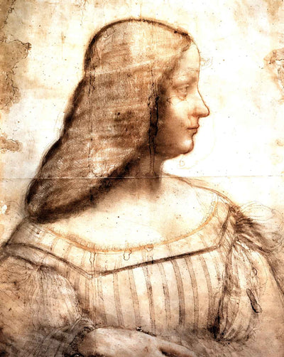 Isabella D'Este fine art print by Leonardo da Vinci (1500)