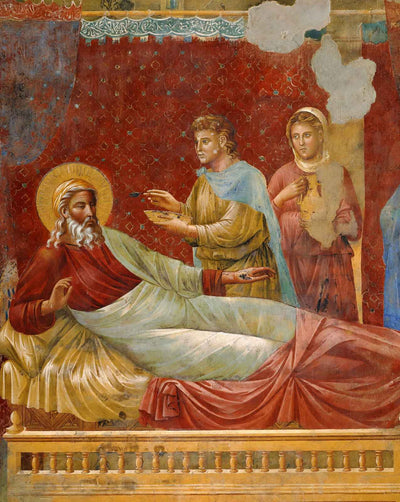 Isaac Rejects Esau art print by Giotto
