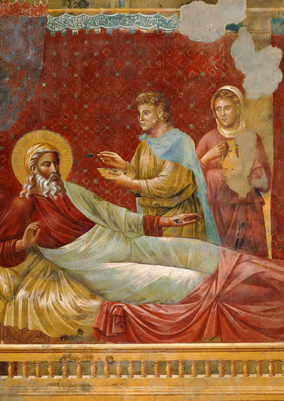 Isaac Rejects Esau Painting by Giotto Bible Art Print (6 Sizes)