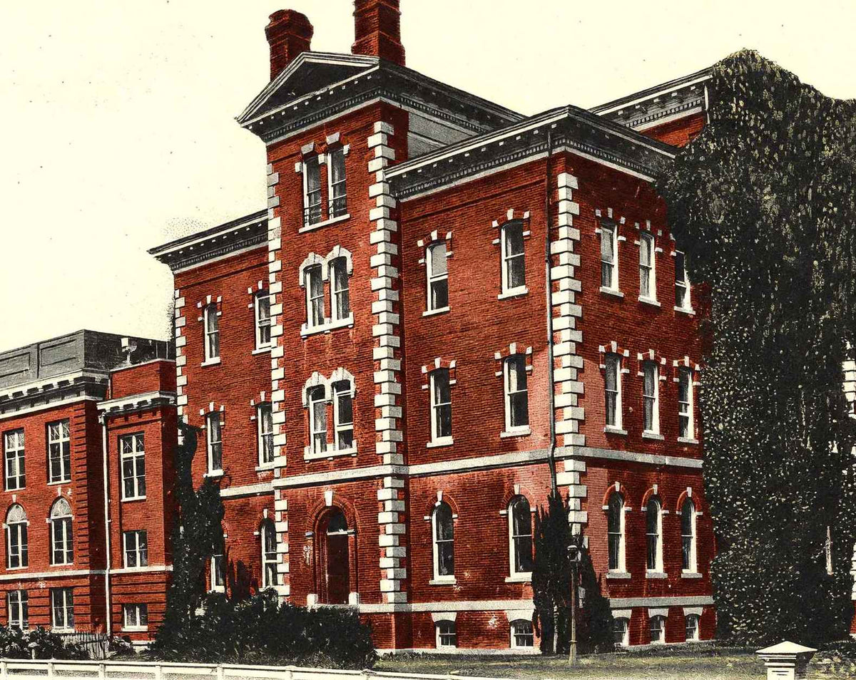 Illinois State School for the Deaf vintage print