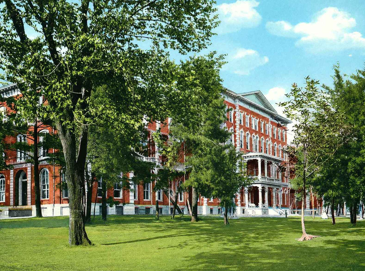 School for the Blind Jacksonville Illinois in 1905 Vintage Print (7 Sizes)