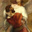 Jacob Wrestling with the Angel Art Print 1659 Painting by Rembrandt (6 Sizes)