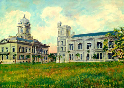Courthouse and Armory Jacksonville FL in 1909 Art Print (7 Sizes)