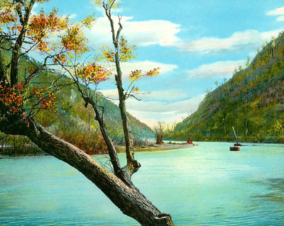 James River Through Blue Ridge Mountains