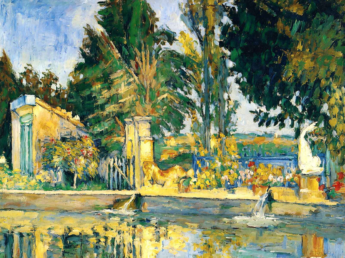 Jas De Bouffan, the Pool 1876 Painting by Paul Cezanne Art Print (6 Sizes)