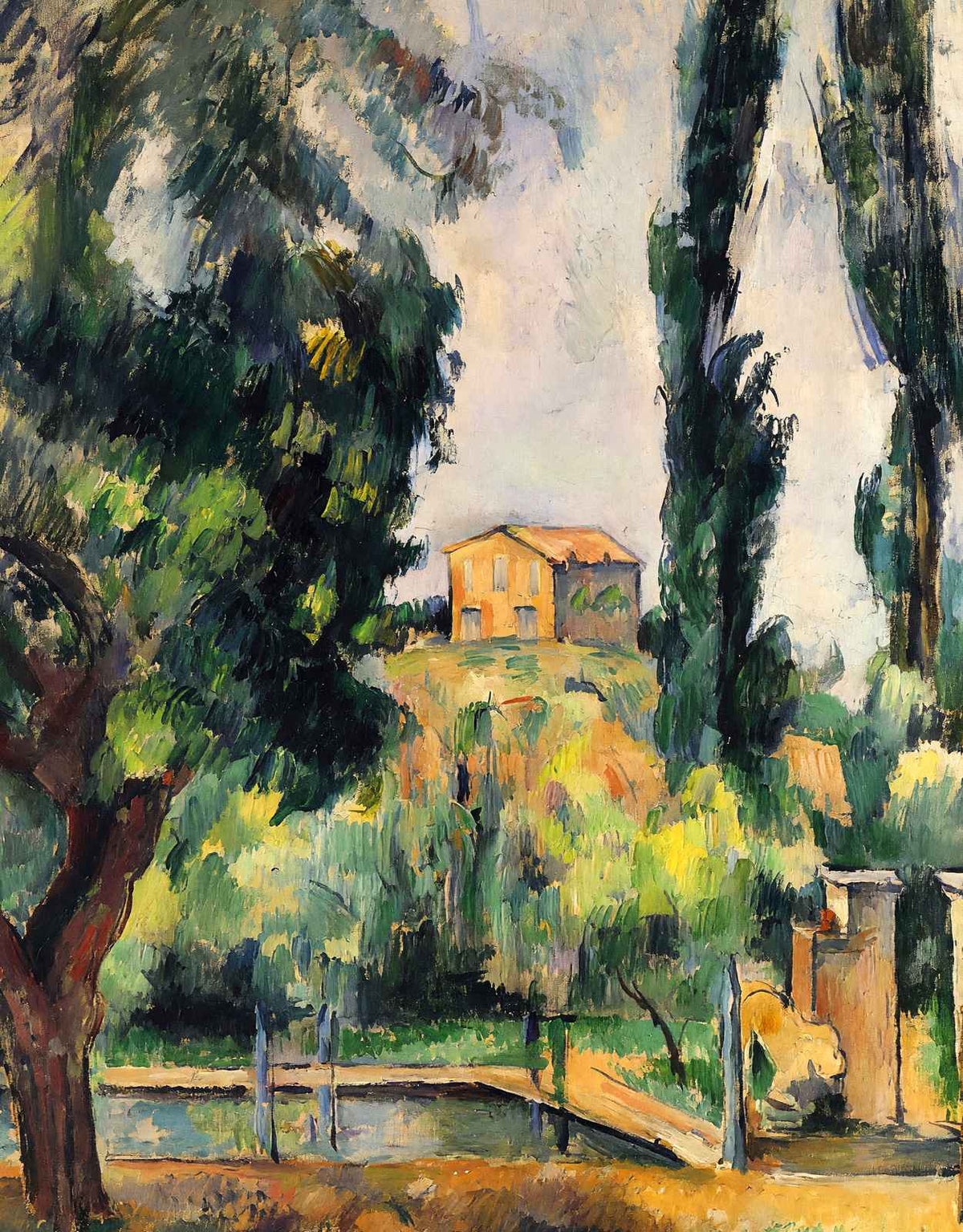 Jas De Bouffan Fine Art Print 1887 Painting by Paul Cezanne (6 Sizes)