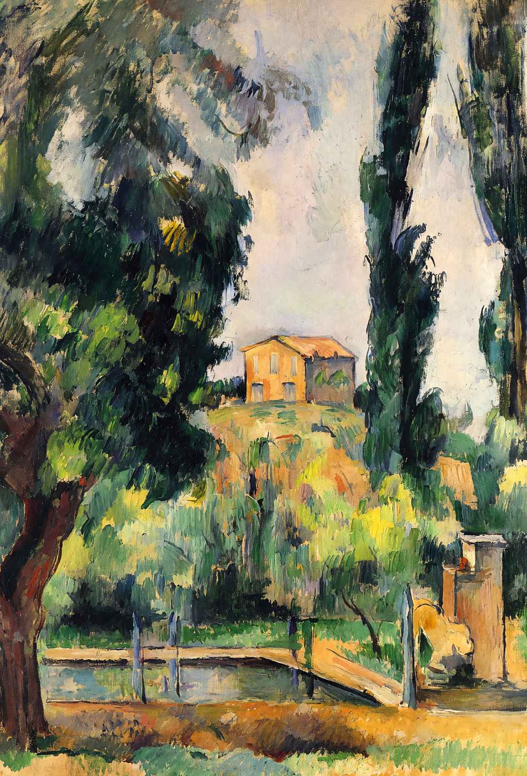 Jas De Bouffan Fine Art Print 1887 Painting by Paul Cezanne (6 Sizes)