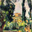 Jas De Bouffan painting by Paul Cezanne (1887)