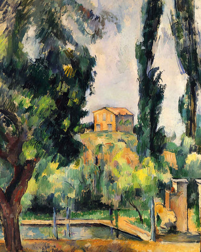 Jas De Bouffan painting by Paul Cezanne (1887)