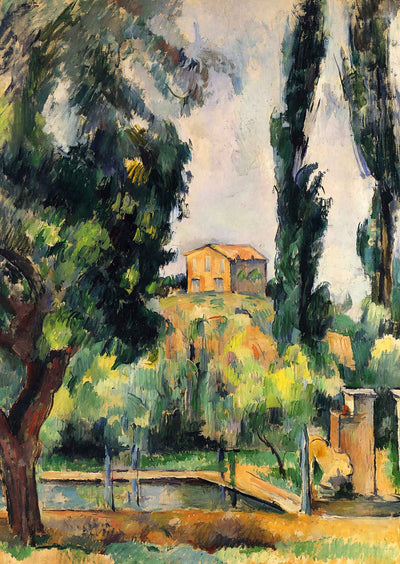 Jas De Bouffan Fine Art Print 1887 Painting by Paul Cezanne (6 Sizes)