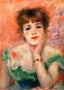 Jeanne Samary in a Low Necked Dress Art Print 1877 by Renoir (6 Sizes)