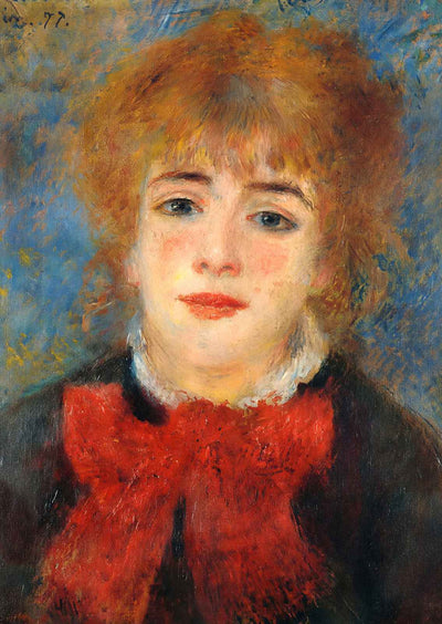 Jeanne Samary 1877 Painting by Pierre-Auguste Renoir Art Print (6 Sizes)