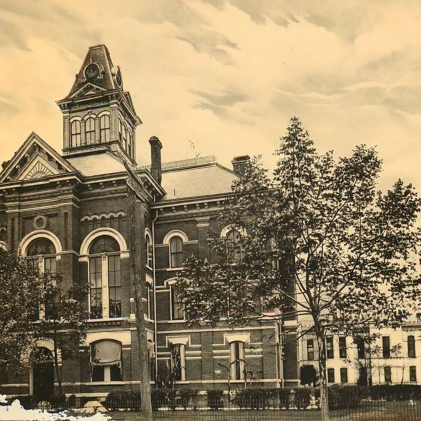 Jefferson County Court House Beaumont 1907 Vintage Print (7 Sizes) - Acid Free