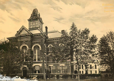 Jefferson County Court House Beaumont 1907 Vintage Print (7 Sizes) - Acid Free