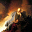 Jeremiah Mourning Over the Destruction 1630 Rembrandt Print (6 Sizes)