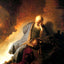 Jeremiah Mourning Over the Destruction 1630 Rembrandt Print (6 Sizes)