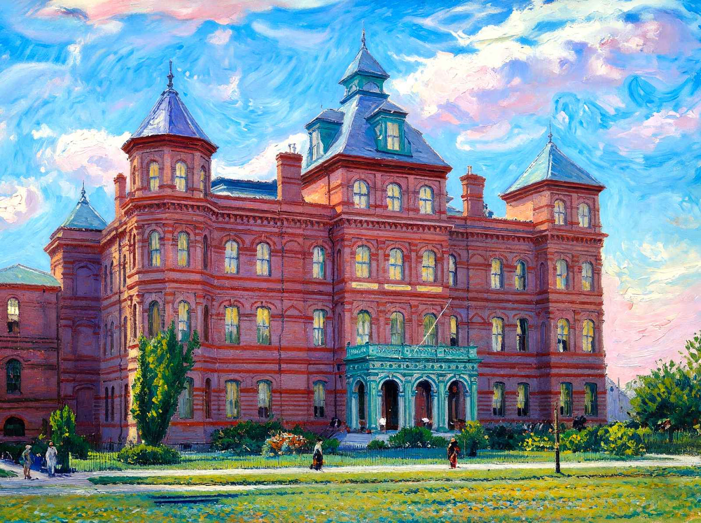 Jewish Orphans Home New Orleans in 1907 Art Print (7 Sizes) - Enhanced
