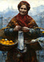 Jewish Woman Selling Fine Art Print Oranges by Aleksander Gierymski (6 Sizes)