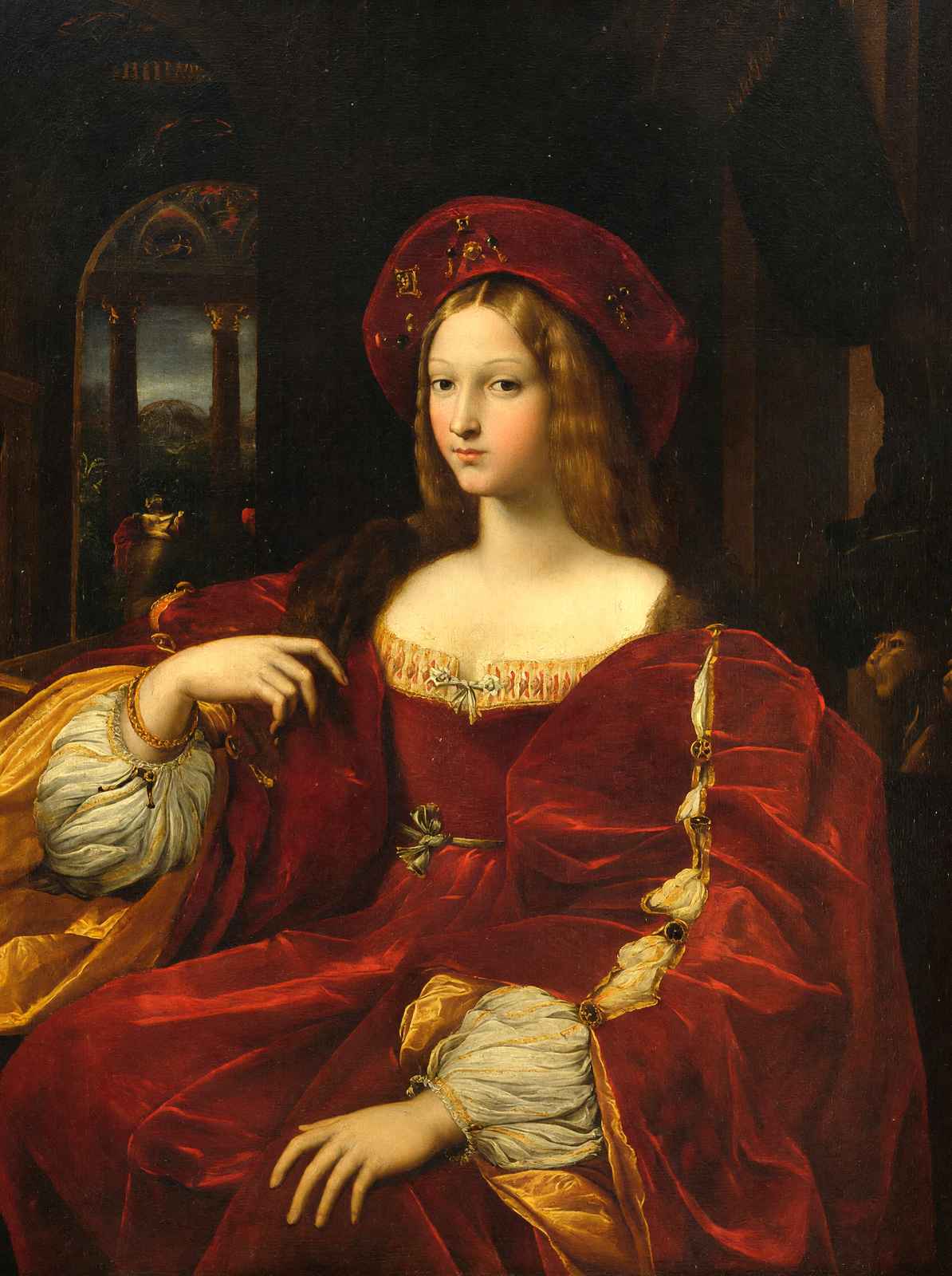 Joanna of Aragon Art Print 1518 Painting by Raphael (6 Sizes) - Acid Free