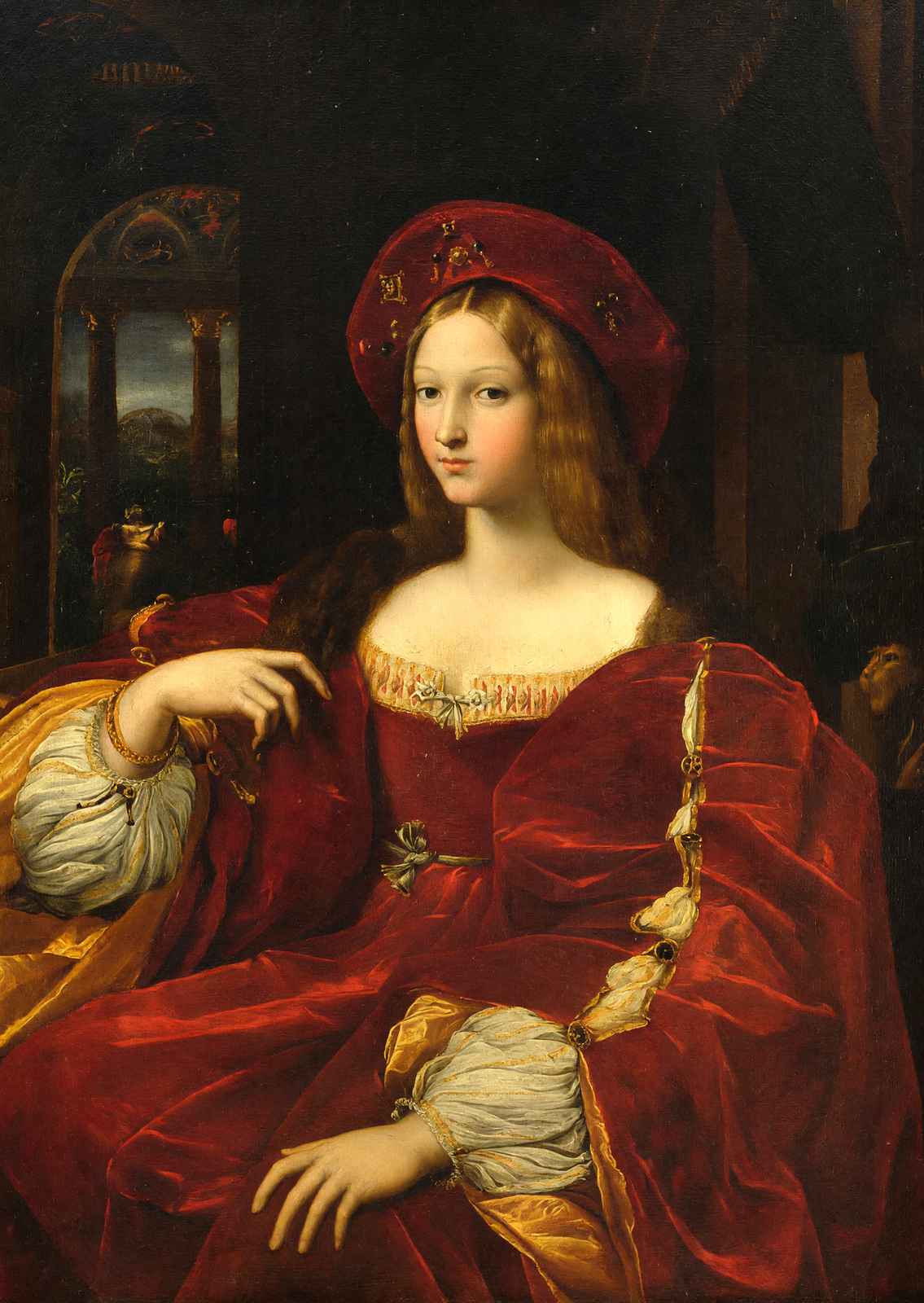 Joanna of Aragon Art Print 1518 Painting by Raphael (6 Sizes) - Acid Free
