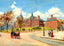 Johns Hopkins Hospital Baltimore in 1907 Painting Print (7 Sizes) - Enhanced