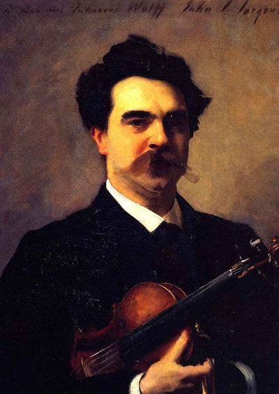 Johannes Wolff 1897 Painting by John Singer Sargent Art Print (6 Sizes)