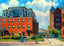 Johns Hopkins University Baltimore Painting Print (7 Sizes) - Reproduction