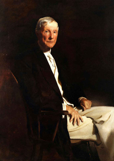 John D. Rockefeller 1917 Painting by John Singer Sargent Art Print (6 Sizes)