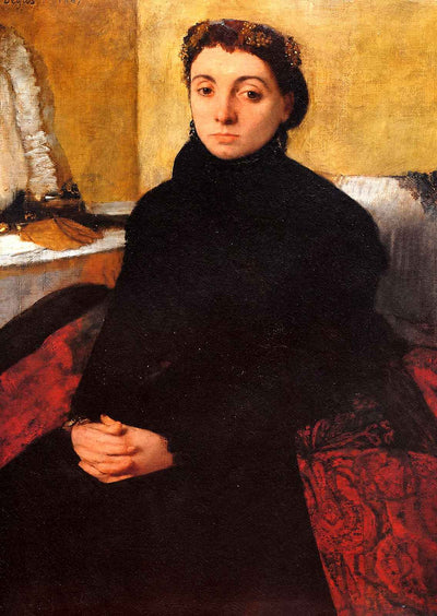 Josephine Gaujean 1867 Painting by Edgar Degas Art Print (6 Sizes) - Acid Free