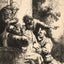 Joseph`s Coat Brought to Jacob 1633 Drawing by Rembrandt Art Print (6 Sizes)