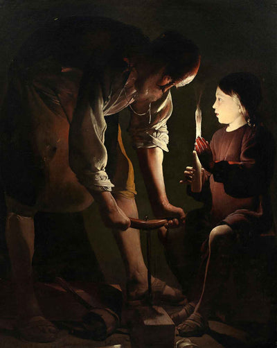 Joseph the Carpenter fine art print by Georges de La Tour