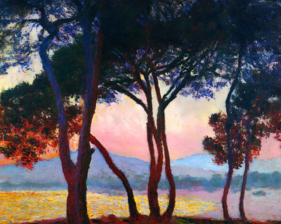 Juan-les-Pins painting by Claude Monet (1888)