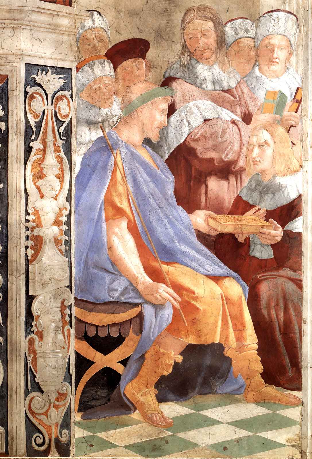 Justinian Presenting the Pandects to Trebonianus - Stanza 1511 Print (6 Sizes)