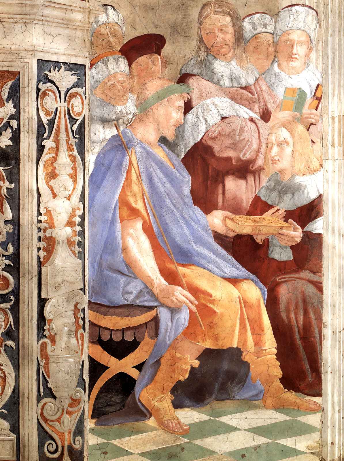 Justinian Presenting the Pandects to Trebonianus - Stanza 1511 Print (6 Sizes)