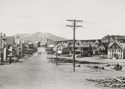 Katahdin Avenue Millinocket Maine in 1905 Vintage Print (7 Sizes)
