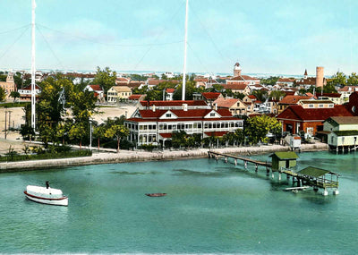 Wireless Station Key West FL in 1907 Vintage Print (7 Sizes) - Premium Print