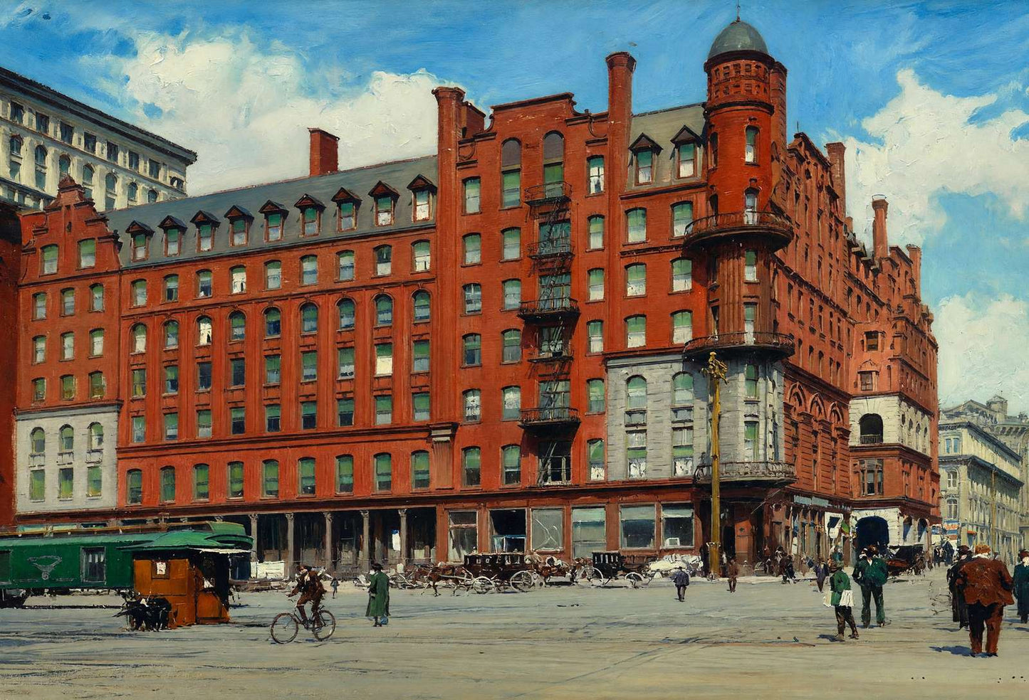 Kimball House Atlanta in 1906 Art Print (7 Sizes) - Enhanced