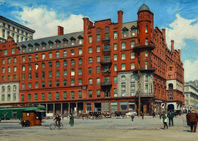 Kimball House Atlanta in 1906 Art Print (7 Sizes) - Enhanced
