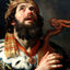 King David Playing the Harp by Gerard van Honthorst Bible Art Print (6 Sizes)