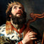 King David Playing the Harp fine art print by Gerard van Honthorst