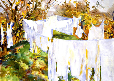 La Biancheria 1910 Painting by John Singer Sargent Art Print (6 Sizes)