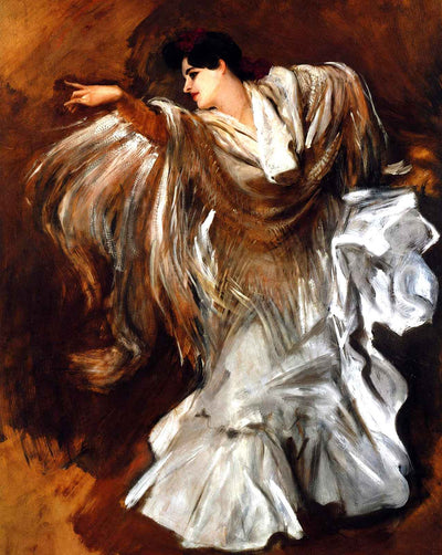 La Carmencita fine art print by John Singer Sargent (1890)