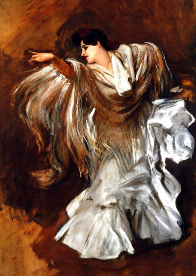 La Carmencita Art Print 1890 Painting by John Singer Sargent (6 Sizes)