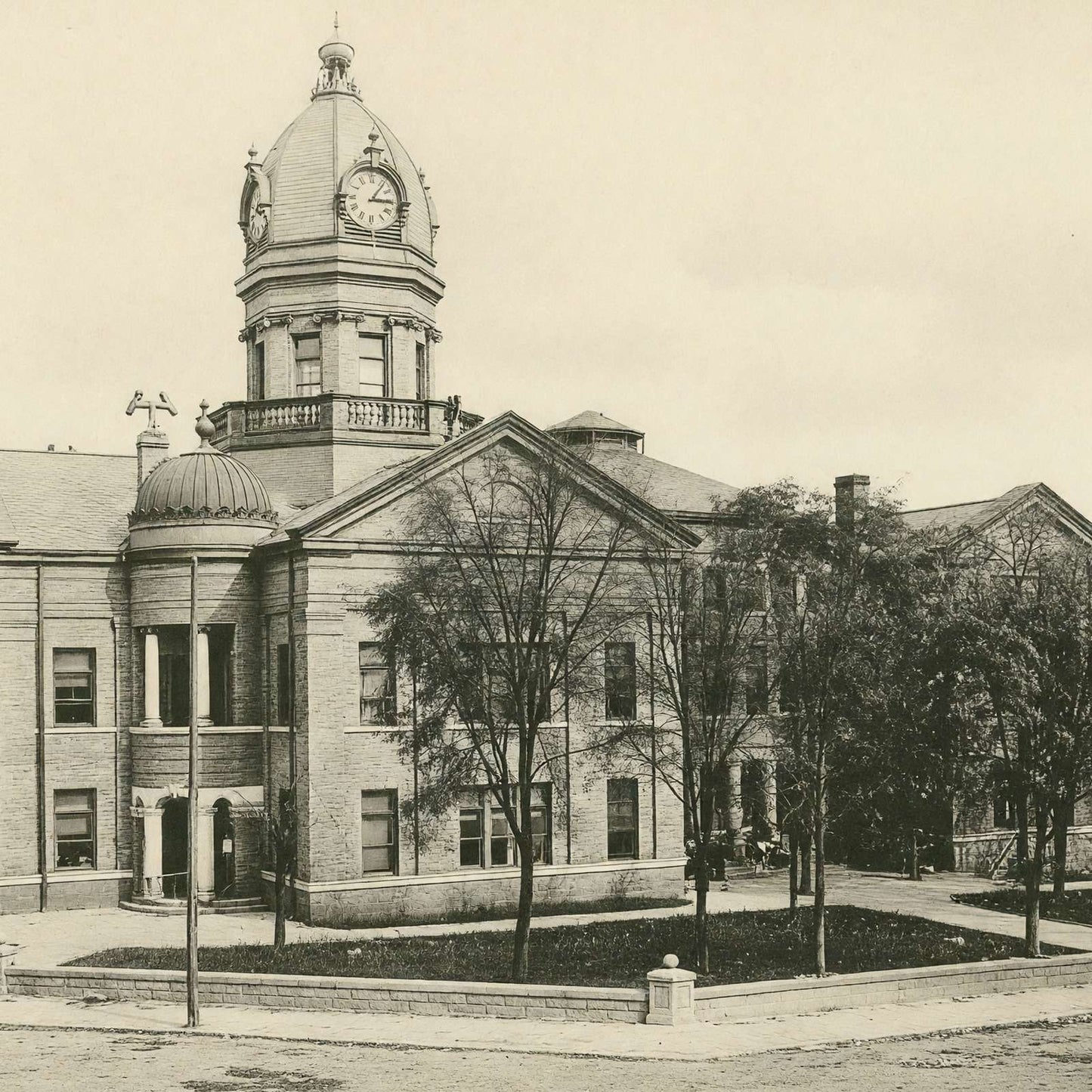 Troup County Court House LA Grange GA in 1905 Vintage Print (7 Sizes)