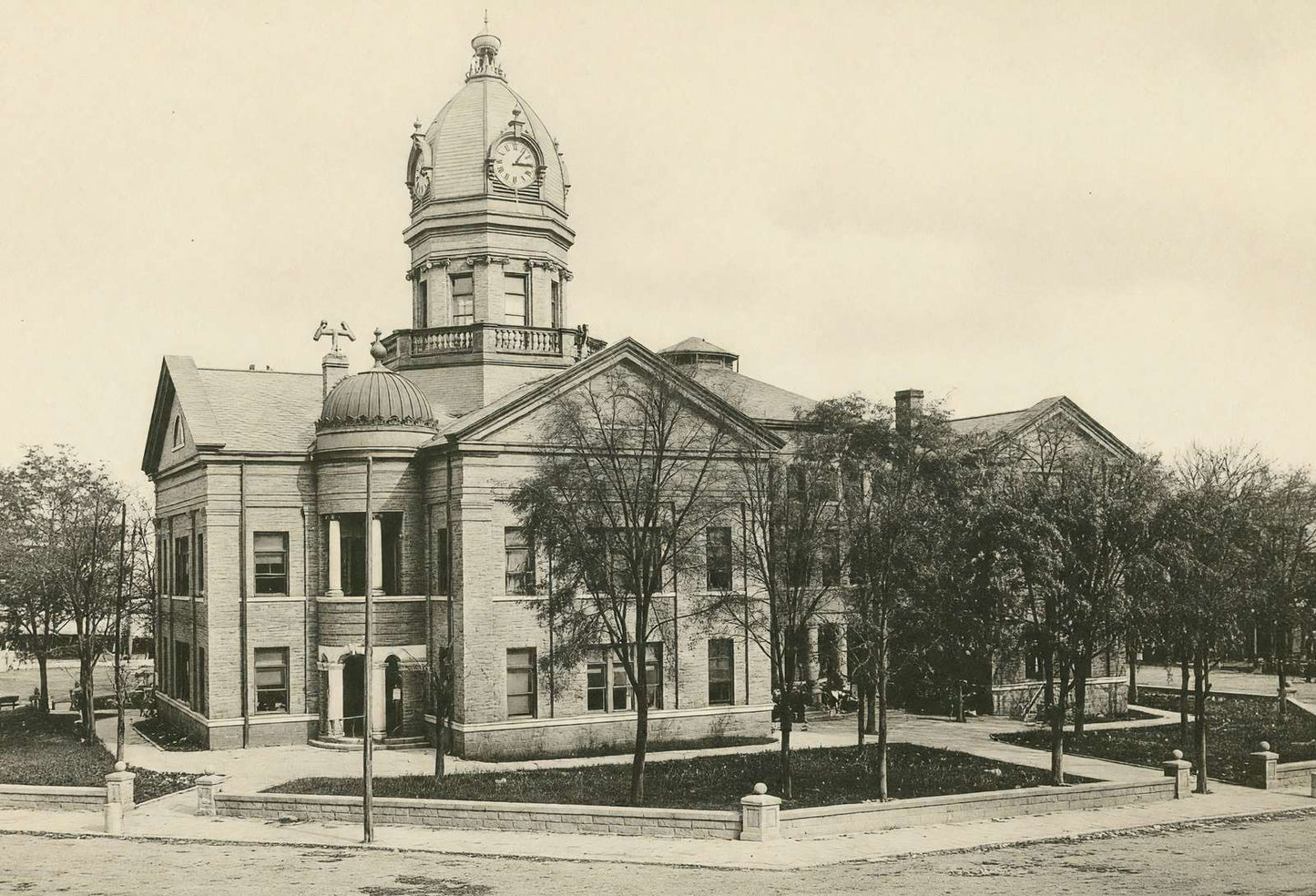 Troup County Court House LA Grange GA in 1905 Vintage Print (7 Sizes)