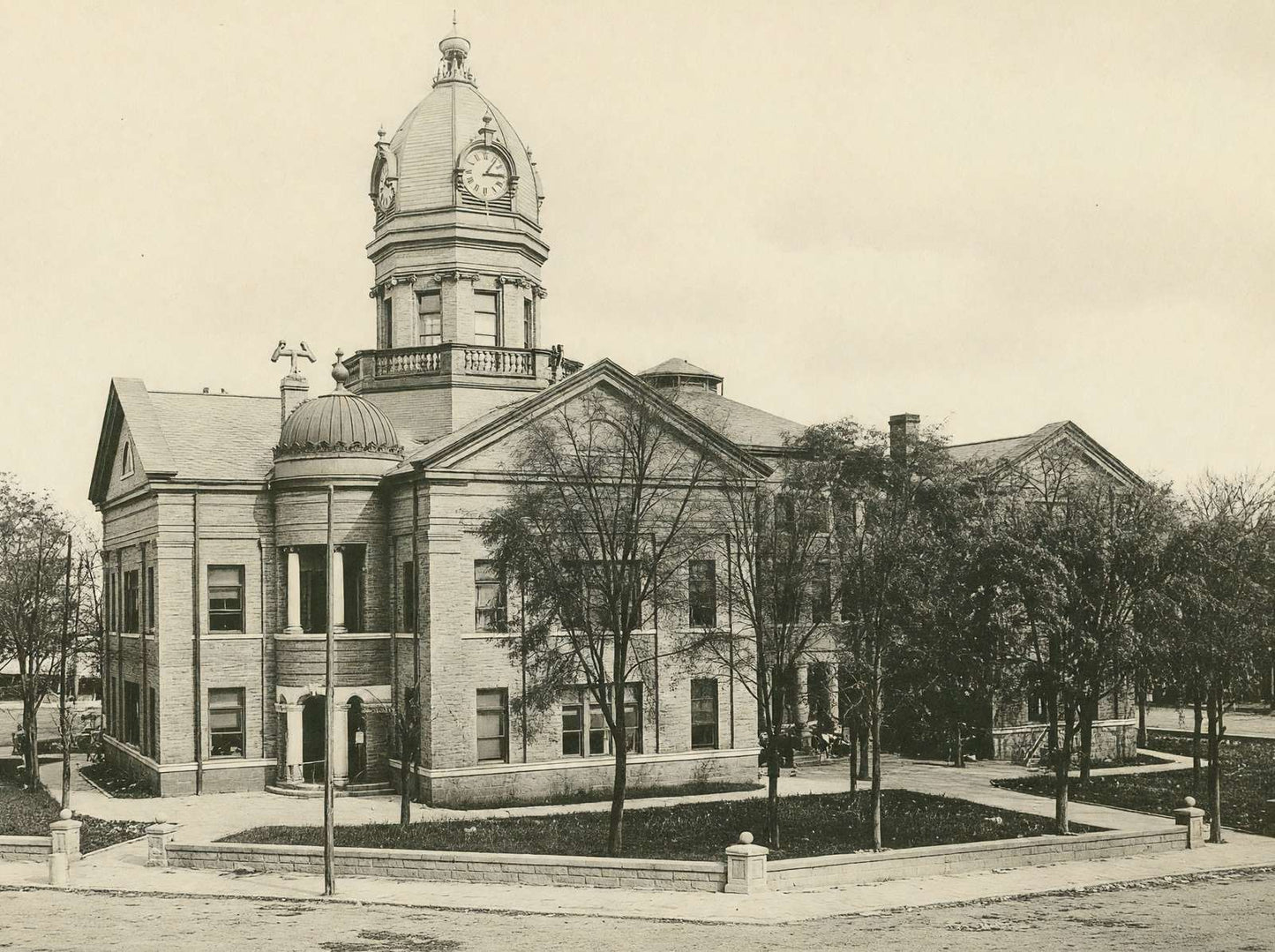 Troup County Court House LA Grange GA in 1905 Vintage Print (7 Sizes)