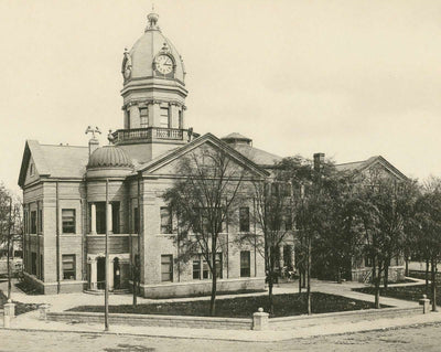 Troup County Court House vintage print