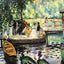 La Grenouillere painting by Pierre-Auguste Renoir (1869)