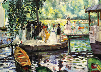 La Grenouillere 1869 Painting by Pierre-Auguste Renoir Fine Art Print (6 Sizes)